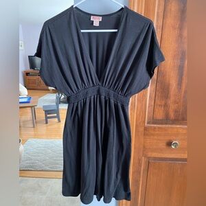 Black V-Neck Dress